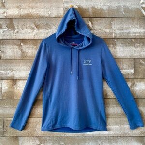 Vineyard Vines Blue Whale Tail Long Sleeve Performance Hoodie